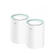 Cudy M1300 2-PACK sistema Wi-Fi Mesh (Wi-Fi en malla) Doble banda (2,4 GHz / 5 GHz) Wi-Fi 5 (802.11ac) Blanco 1 Interno